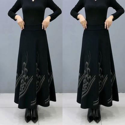 👗🎀 【S-3XL】 Podzimná a zimná dámská vlnená sukňa