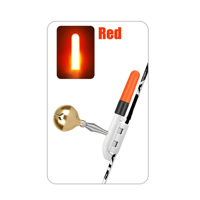 🔥🎣【50% KEDVEZMÉNY】【5 db】🎣 LED fény horgászbothoz csengővel és hangjelzéssel