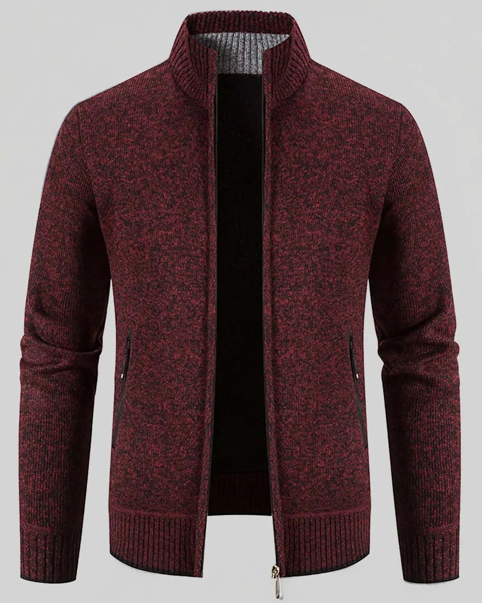 🔥【M-3XL】Męski, swobodny, polarowy sweter rozpinany