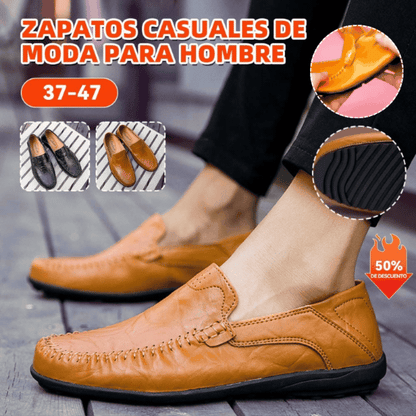 🔥👞【39-44】Nowoczesne buty casualowe ze skóry cielęcej dla mężczyzn ✅Płatność przy odbiorze