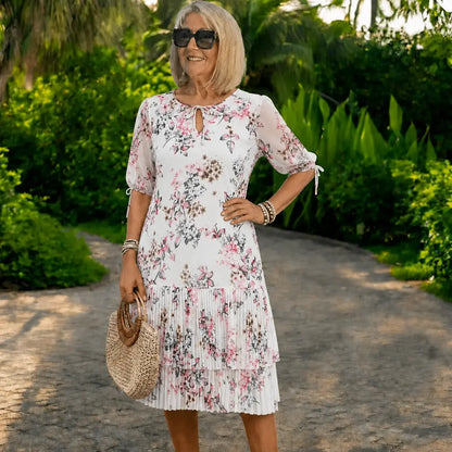 👗Płatność przy odbiorze❤️【S-5XL】eleganckie i modne sukienki szyfonowe