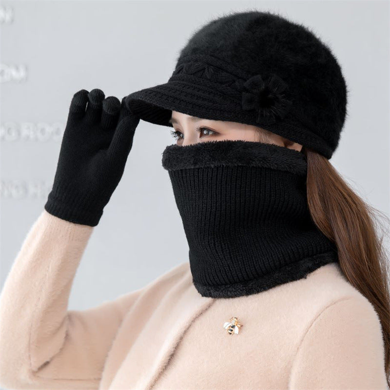 💥【50% zľava】Módna súprava: čiapka, šál a rukavice – Teplý plyš na jeseň a zimu · Doprava zdarma