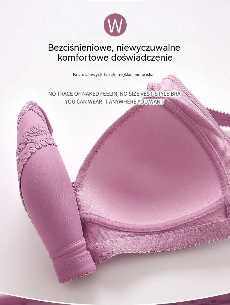 ✨✨2026 Duży damski biustonosz bez fiszbin, wygodny, miękki i przewiewny