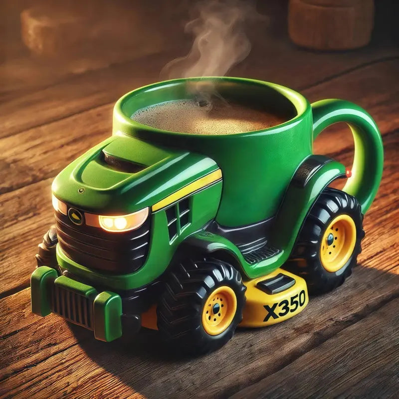 🚗☕Retro filiżanka do kawy w kształcie traktora rolniczego
