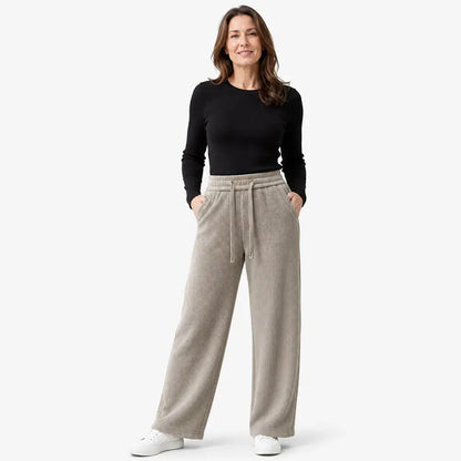 🔥【50% zniżki】【M-3XL】💖Nowe damskie elastyczne spodnie o luźnym kroju【40–110 kg】