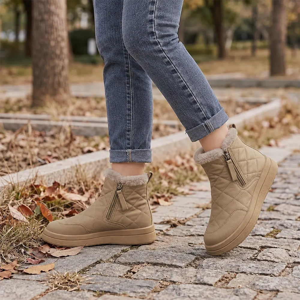 👢【35-41】Nowość na jesień i zimę, wodoodporne, antypoślizgowe, ciepłe i stylowe, miękkie krótkie botki.