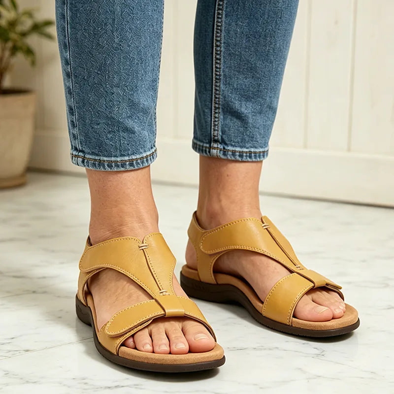 👡 Dámske sandále L–4XL – zapínanie na suchý zips, pohodlné, veľké veľkosti, platba na dobierku a doprava zdarma