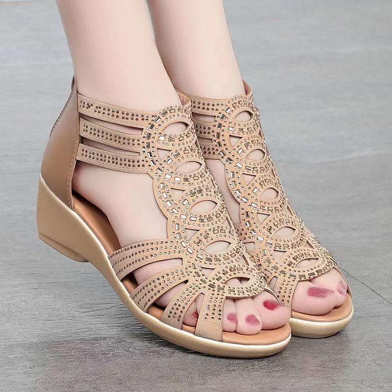 🔥👡【Ofertă specială】【35-42】Sandale de damă noi, la modă, în culori solide – Stil modern 2025 🌟 Confort și eleganță pentru vară 💃✨【Stoc limitat】