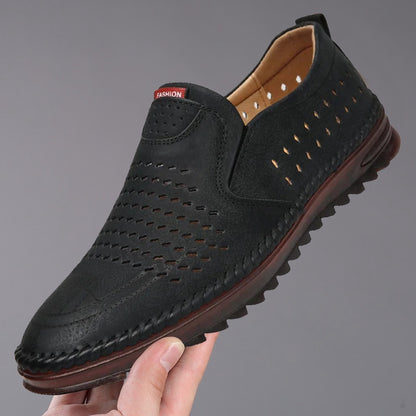 👟【Darmowa wysyłka】Ręcznie wykonane skórzane męskie buty outdoorowe casual