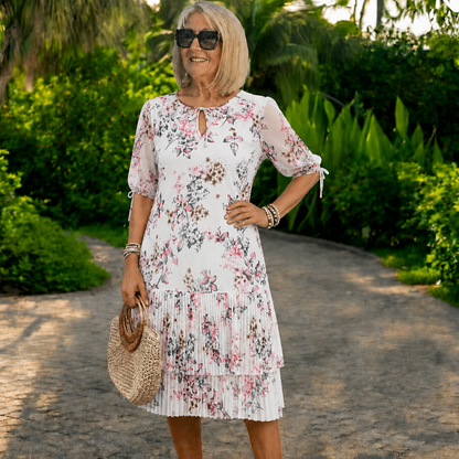 👗Płatność przy odbiorze❤️【S-5XL】eleganckie i modne sukienki szyfonowe