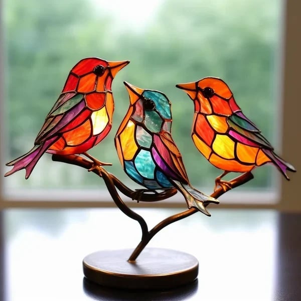🎉 49% RABATU! 🕊️【5 ptak】Kolorowe figurki ptaków do dekoracji domu