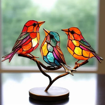 🎉 49% RABATU! 🕊️【5 ptak】Kolorowe figurki ptaków do dekoracji domu