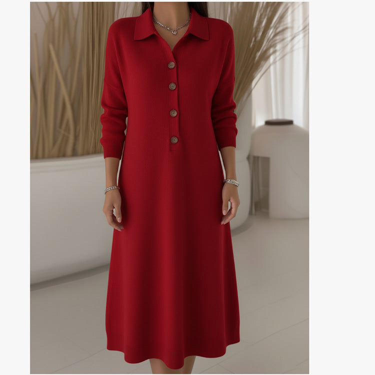 🔥【S-3XL】👗 2026 Nowa modna dzianinowa sukienka