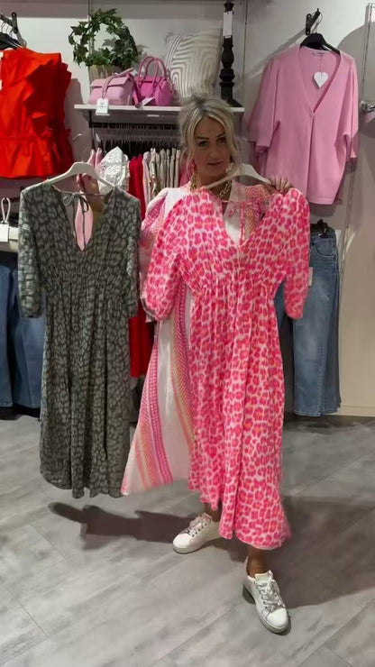 💕【S-5XL】Sukienka plus size z nadrukiem 2026✅️Płatność gotówką przy odbiorze