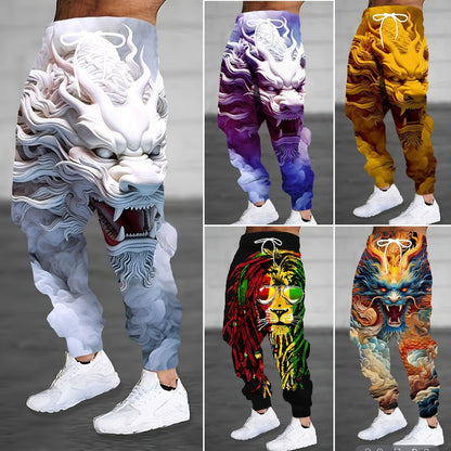 🔥【Velikosti S-6XL】Nove modne moške hlače s 3D digitalnim tiskom – 2025