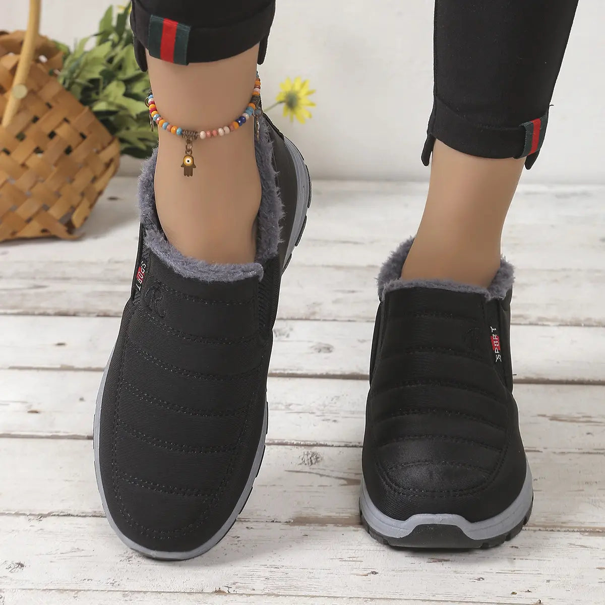 ❄️👟【Rozmiary 36-46】2026 Proste, casualowe, ciepłe bawełniane buty zimowe