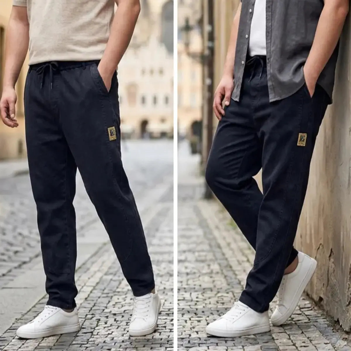 👖✨【Top 3 w sklepie według opinii】Nowoczesne męskie spodnie casualowe w dużych rozmiarach z elastycznym materiałem