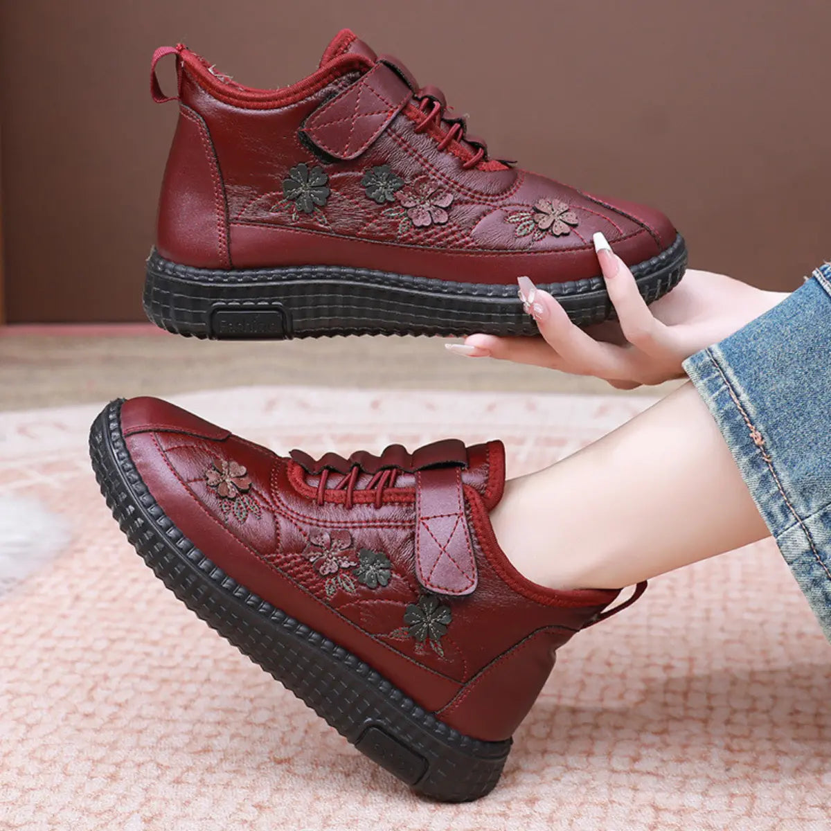 😍【36–42】✨ Wygodne damskie buty zimowe – ciepłe futrzane wnętrze, miękka i antypoślizgowa podeszwa ‼️ Zalecamy wybór rozmiaru większego
