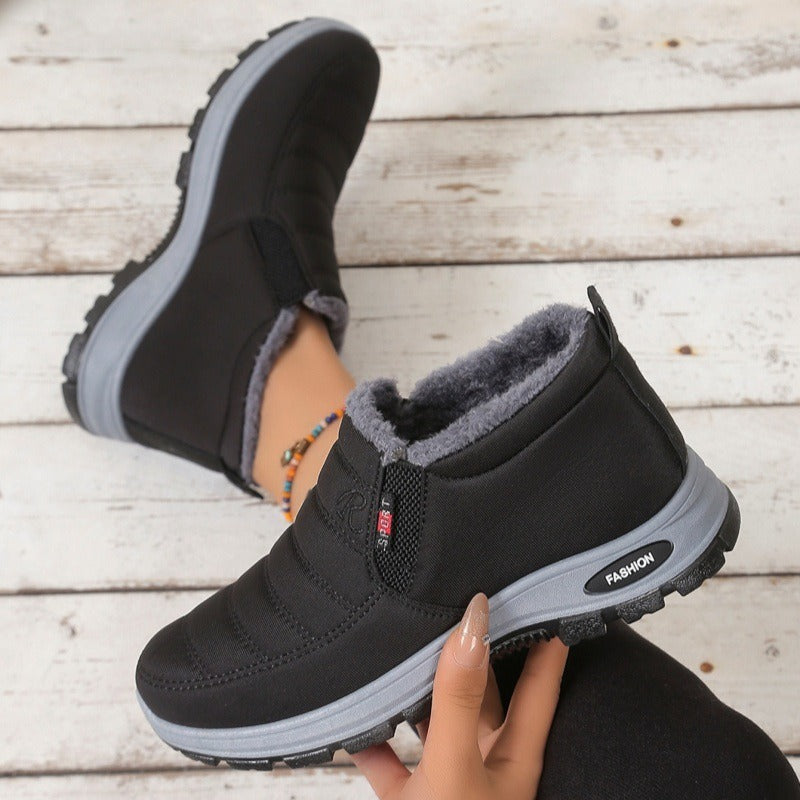 🔥【Posebni 50% popust】【35–48】Unisex zimski škornji s toplo plišasto podlogo – udobni, topli in nedrseči za hladno vreme