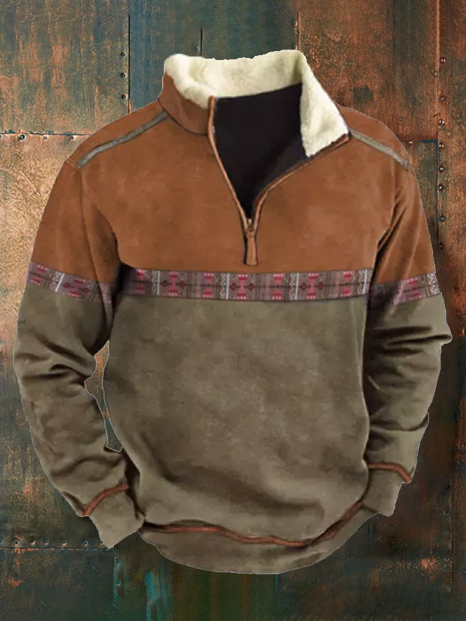 🔥【35% KEDVEZMÉNY】【S–4XL】Divatos férfi 3D pulóver – Meleg és kényelmes