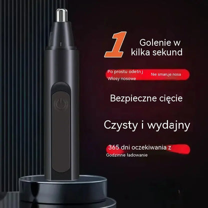✨Profesjonalny trymer do nosa i uszu z wyświetlaczem LED – bezbolesny prezent idealny w podróży dla...