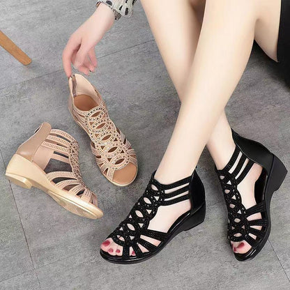 🔥👡【Ofertă specială】【35-42】Sandale de damă noi, la modă, în culori solide – Stil modern 2025 🌟 Confort și eleganță pentru vară 💃✨【Stoc limitat】