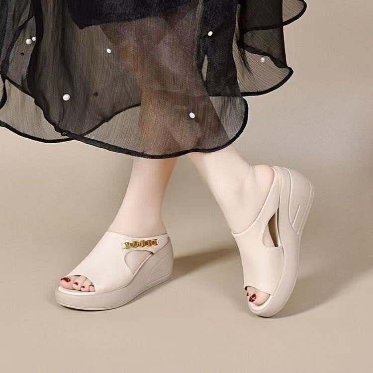 👡🔥【Promoție specială】【35–40】Sandale elegante cu pană pentru femei – confort și stil pentru vara 2025 ✨🌸
