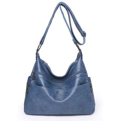 👜【Oferta ograniczona czasowo】Nowa modna torebka na ramię 2026 z miękkiej skóry, pojemna, odporna na zużycie, z prawdziwej skóry