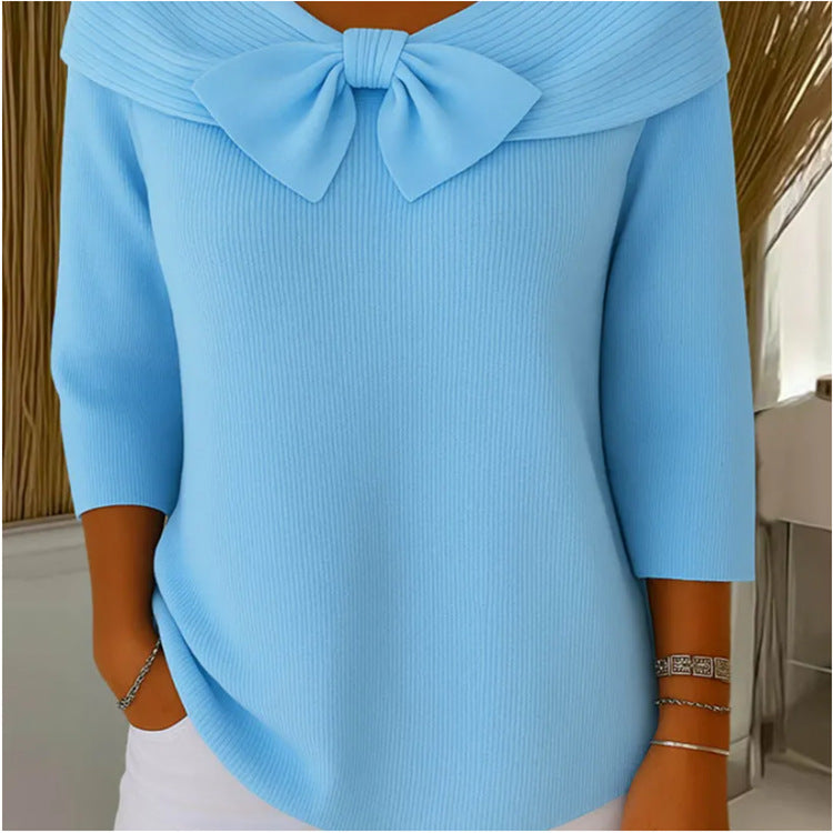 🔥【AKCIJA 50% OFF】Dolgorokav francoski pulover – Eleganten in vsestranski Velikosti S-5XL