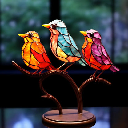🎉 49% RABATU! 🕊️【5 ptak】Kolorowe figurki ptaków do dekoracji domu