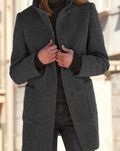🍁🔥Wyjątkowe oferty na Black Friday🔥【S-5XL】Modny retro płaszcz wełniany