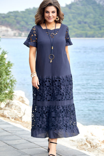 👗 Hit Sprzedaży 【Rabat 50%】💖【S-5XL】2026 nowy styl modna i elegancka długa spódnica koronkowa odpowiednia na każdą okazję