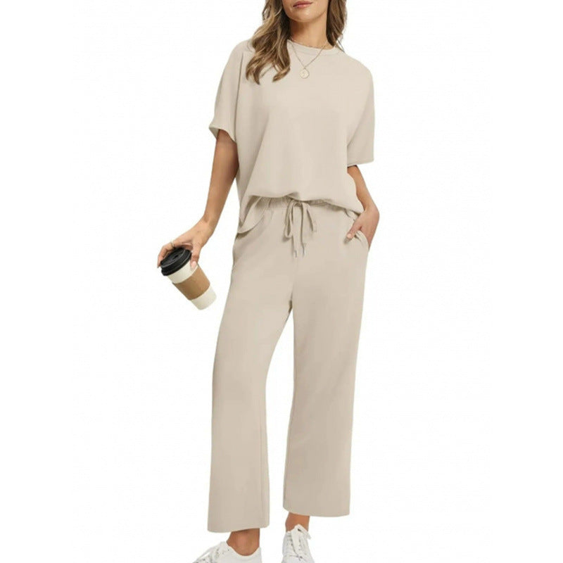 ✨【S-4XL】 Modny komplet damski – elegancki top i dopasowane spodnie
