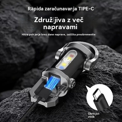 🔥【Kupite 2, dobite 2 gratis】🔥【Specijalna ponudba】Mini vodoodporna svetilka – 1200 lm, prenosna