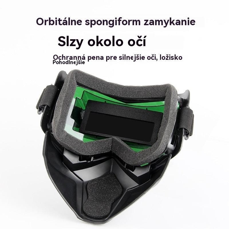 🔥【Kúpte 1 a získajte 1 zadarmo】😎Plne automatická zváračská kukla s ochrannou maskou pre zváračov s možnosťou výmeny svetla