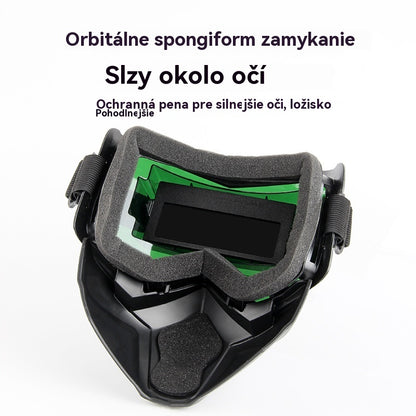 🔥【Kúpte 1 a získajte 1 zadarmo】😎Plne automatická zváračská kukla s ochrannou maskou pre zváračov s možnosťou výmeny svetla