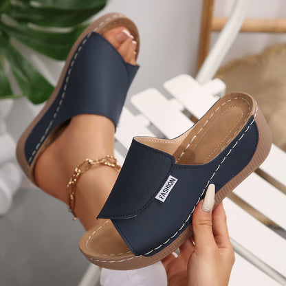 🔥👡【36-43】Nowoczesne sandały damskie wykonane z naturalnej skóry z miękką i grubą podeszwą z 2026 roku
