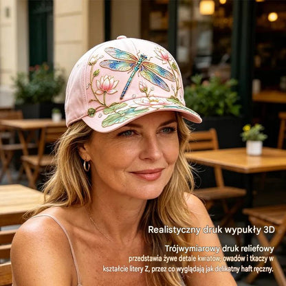🧢Modna premium czapka z daszkiem z haftem 3D, ochroną przeciwsłoneczną i zacienieniem