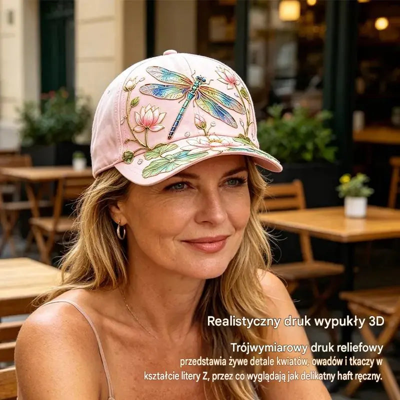 🧢Modna premium czapka z daszkiem z haftem 3D, ochroną przeciwsłoneczną i zacienieniem