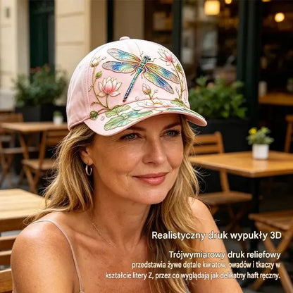🧢Modna premium czapka z daszkiem z haftem 3D, ochroną przeciwsłoneczną i zacienieniem