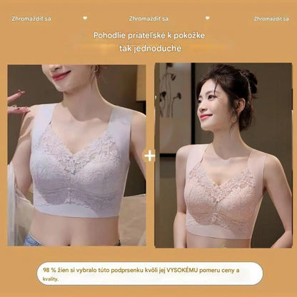 ✨💓【KUPITE 1, DOBITE 1 ZASTONJ】Nov nedrček brez trdih kostič s push-up učinkom – proti popuščanju (40-100 kg)