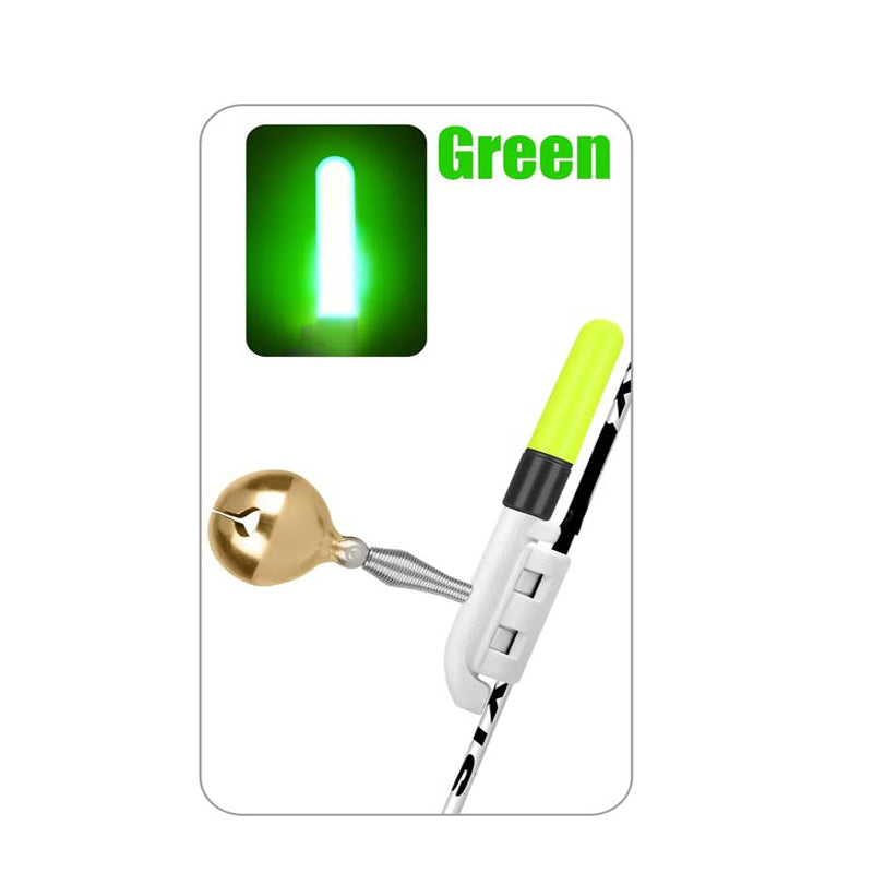 🔥🎣【50% REDUCERE】【5 buc】🎣Lumină LED pentru undița de pescuit cu sonerie și sonerie
