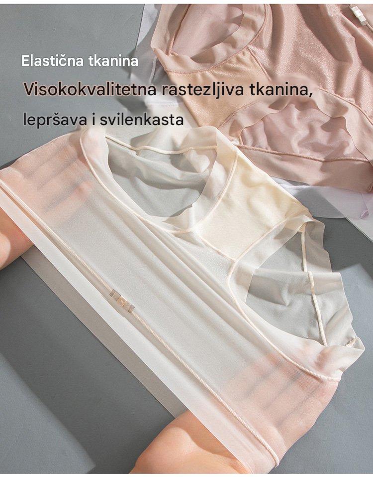 🩲Nova promocija dolaska 【6 komada】Ženske gaćice visokog struka od ledene svile