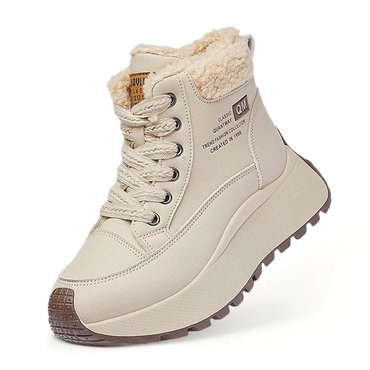 🔥【Promocja sezonowa -50%】🥰 Damskie zimowe buty sportowe wysokie, ocieplane