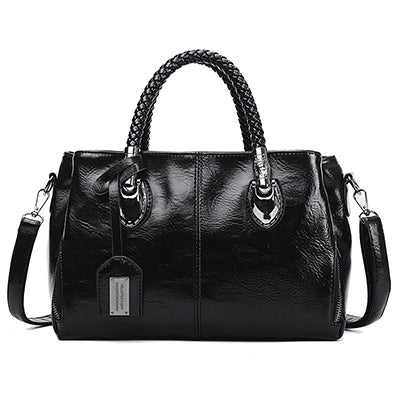💖【Novost】Ženska usnjena torbica v retro slogu · Mehka in elegantna torba, primerna tudi za nošenje na rami · 50 % popust + brezplačna dostava