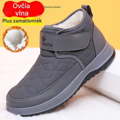 🔥👍【39–45】Nové zimné pánske vysoké snehule s hrejivou flísovou podšívkou – pohodlné a vhodné do chladného počasia