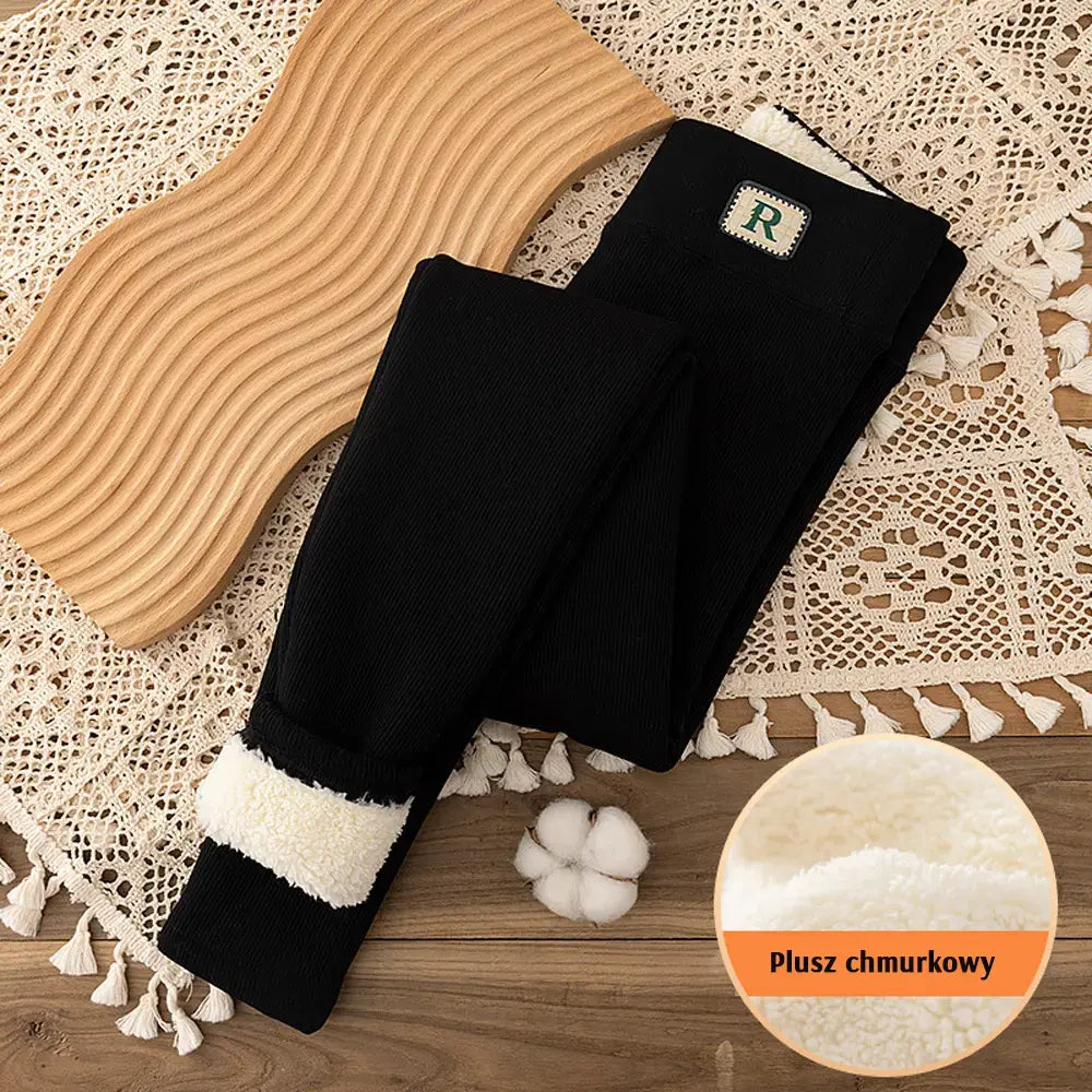 ✨【M-XXL】Ocieplane legginsy damskie na jesień i zimę – grube, ciepłe i z wysokim stanem