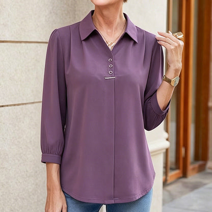 【3 najlepsze recenzje w sklepie】[XL-6XL] Koszula szyfonowa, styl casualowy i nowoczesny