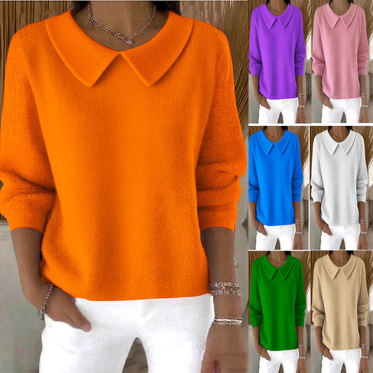 🔥【S-3XL】【Podzimní novinka】Pohodlný dámský top s dlouhým rukávem a výstřihem do V – Teplý a stylový