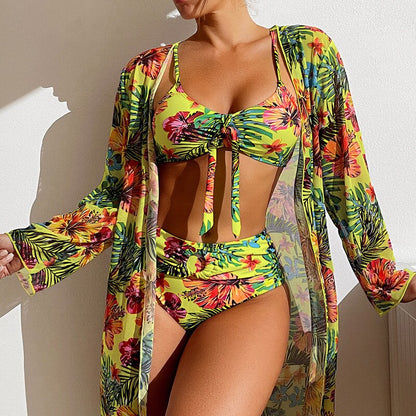 👙☀️【S-2XL】✨2025 Nový 🌴 Třídílný Set Plavek – Stylový a Pohodlný 💦